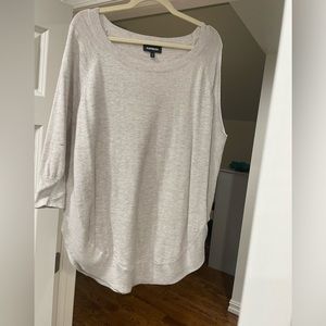 Express poncho sweater